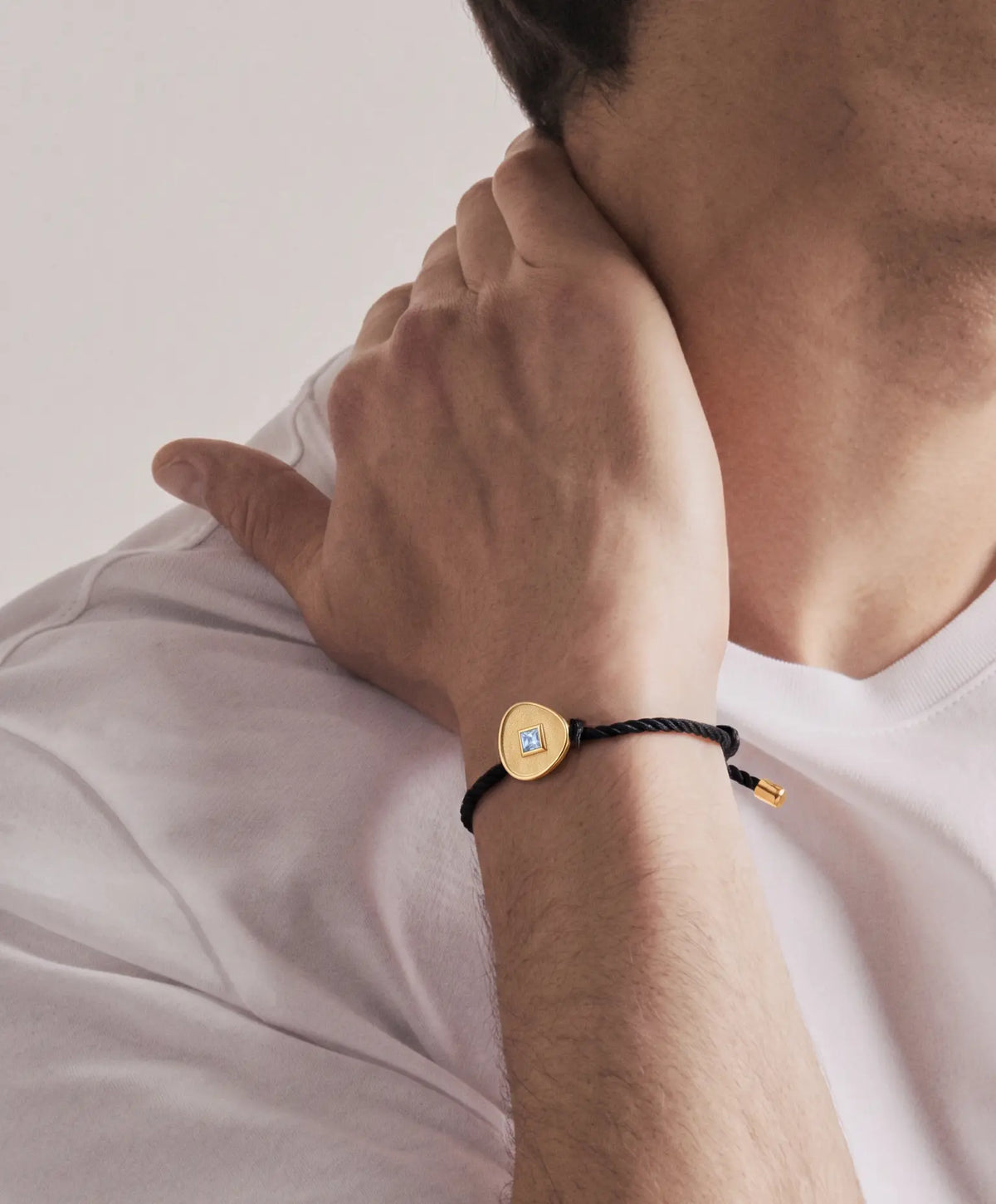 Anantam Bracelet in Gold Vermeil Black