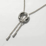 Squircle Bolo Necklace In Sterling Silver