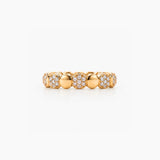 Bandhani Cluster Ring in Gold Vermeil