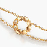 Bandhani Ropeway Bracelet in Gold Vermeil