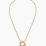 ⁠Bandhani Pendant Necklace in Gold Vermeil