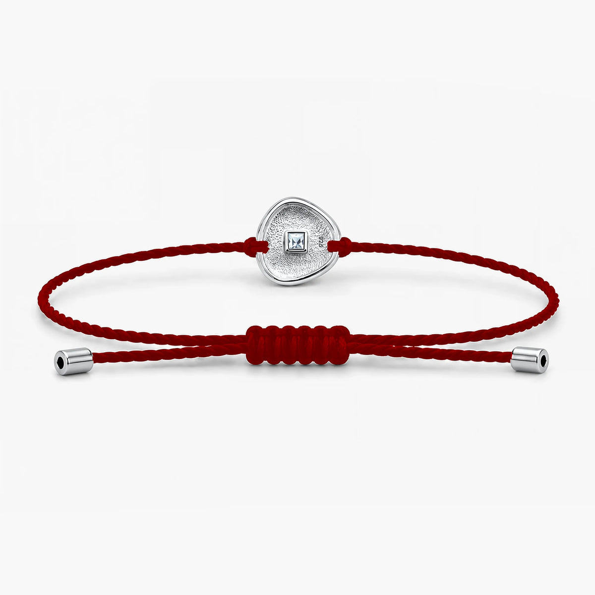 Anantam Band in Sterling Silver Red