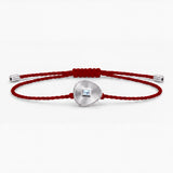 Anantam Band in Sterling Silver Red