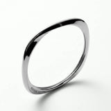 Squircle Petite Bangle In Sterling Silver