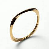 Squircle Petite Bangle In Gold Vermeil