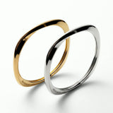 Squircle Petite Bangle In Sterling Silver