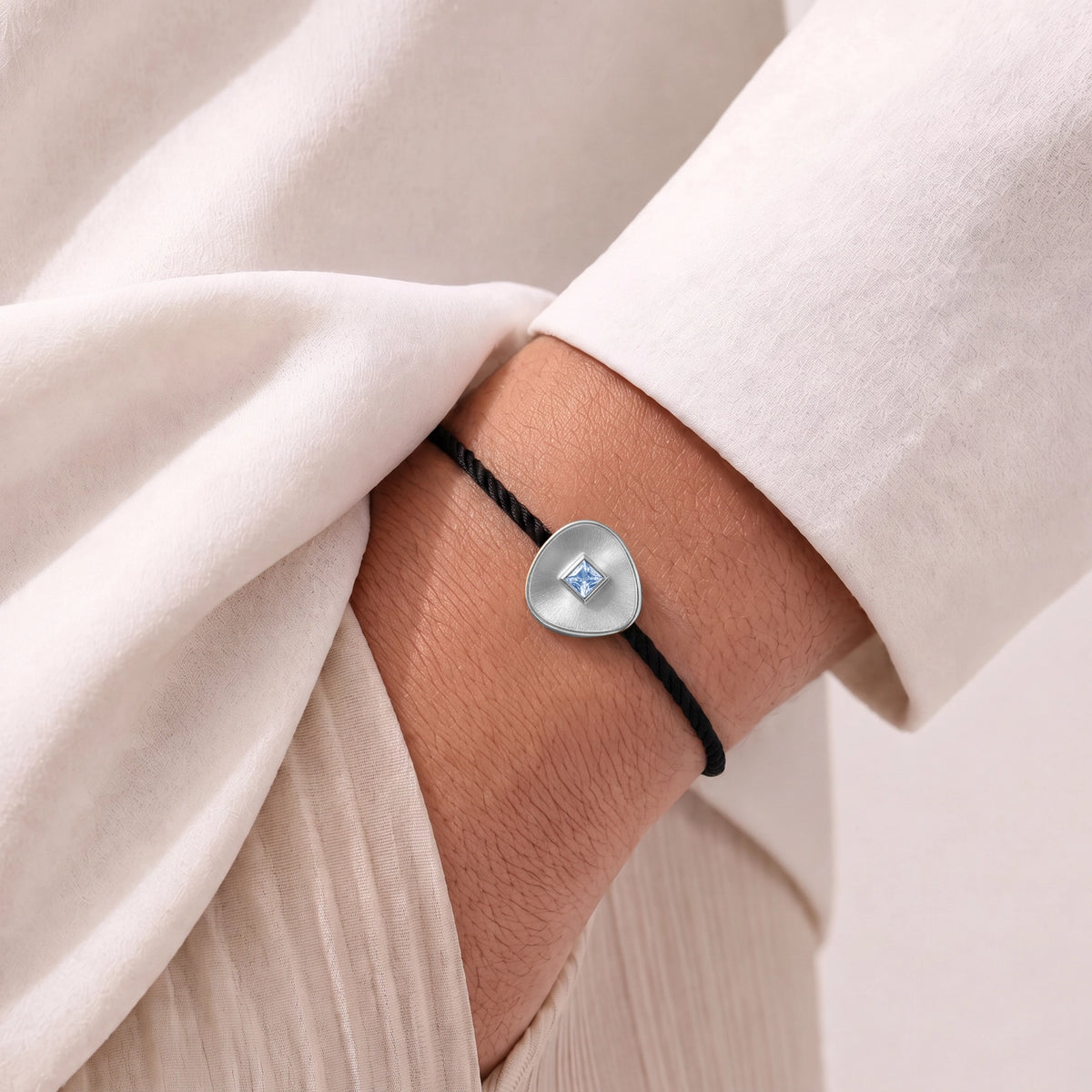 Anantam Band in Sterling Silver Black
