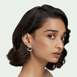 Squircle Stud In Sterling Silver